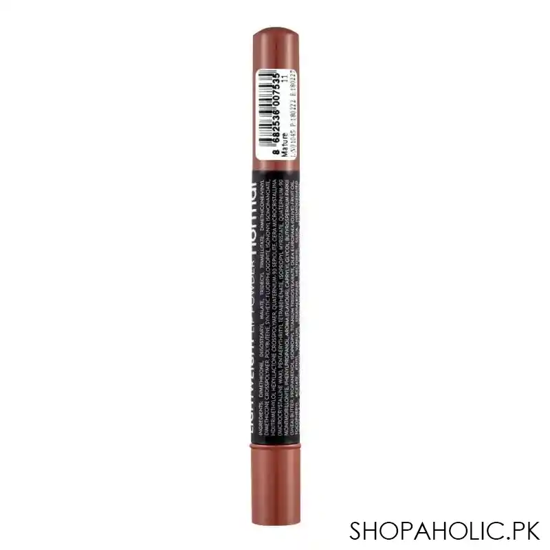 flormar lightweight lip powder, 11, mature, 2.7ml image2