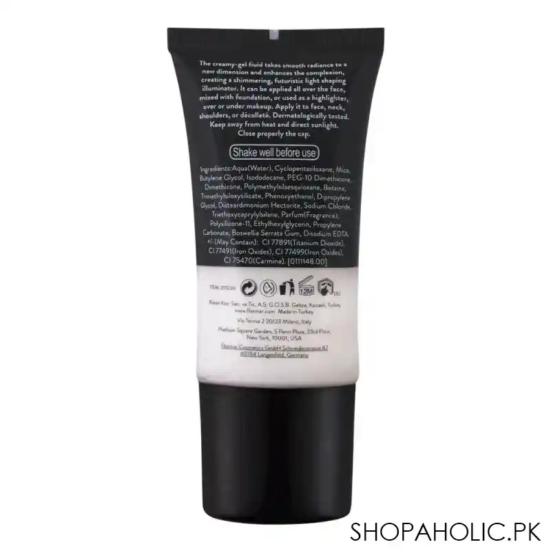 flormar liquid illuminator, 01, star glow, 25ml image2