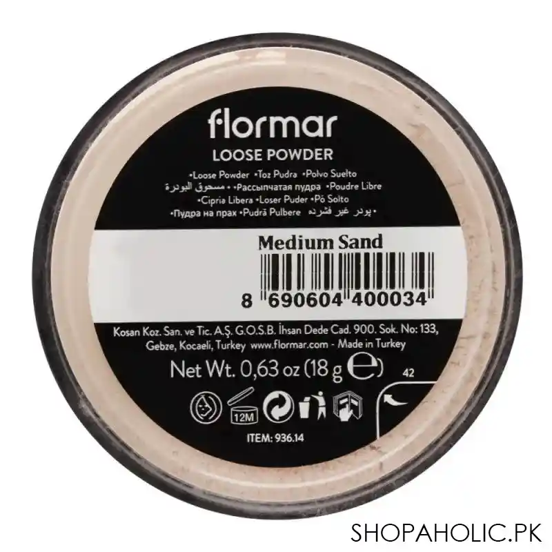 flormar loose powder, 003 medium sand image4