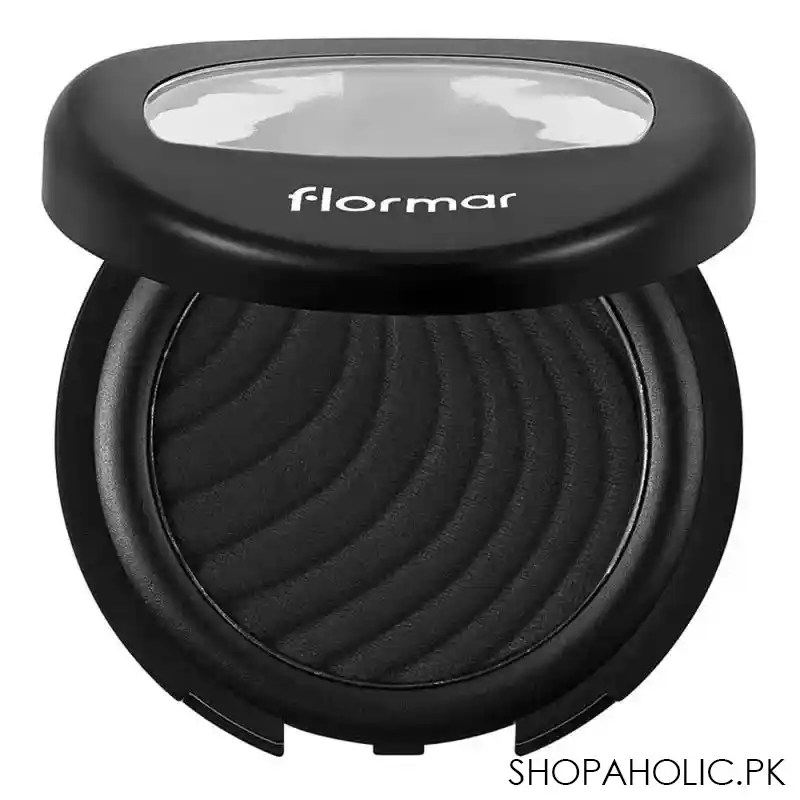 flormar matte mono eye shadow, m11, carbon black image2