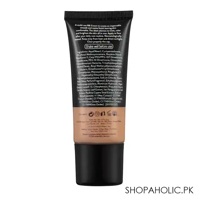 flormar mattifying bb cream spf 25, medium, 05 image2
