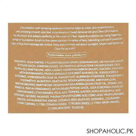 Flormar Perfect Coverage Foundation, 113 Medium Beige, 30ml - Image 2