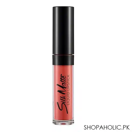 flormar silk matte liquid lipstick, 003 sunset image2