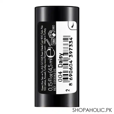 flormar silk matte liquid lipstick, 004 daisy image3