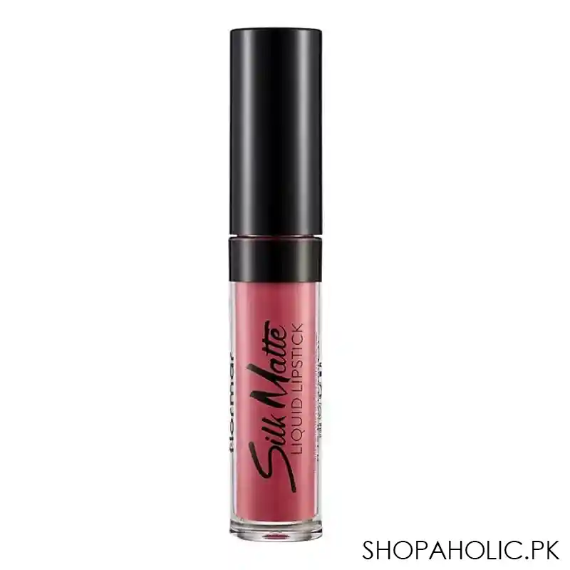flormar silk matte liquid lipstick, 005 autumn timber image2
