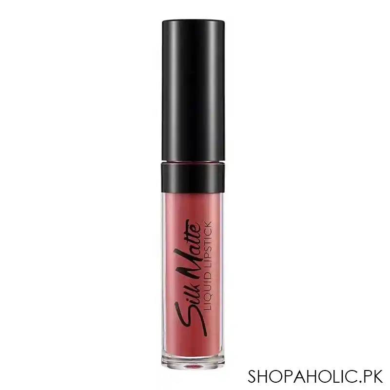 flormar silk matte liquid lipstick, 006 cherry blossom image2