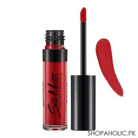 flormar silk matte liquid lipstick, 007, claret red main image