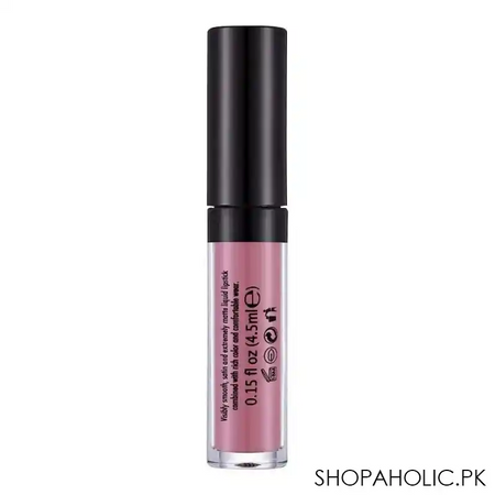 flormar silk matte liquid lipstick, 019, pink stone image2