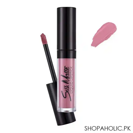 flormar silk matte liquid lipstick, 019, pink stone main image