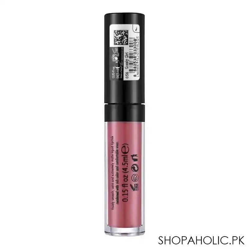 flormar silk matte liquid lipstick, gossip girl, 056 image2