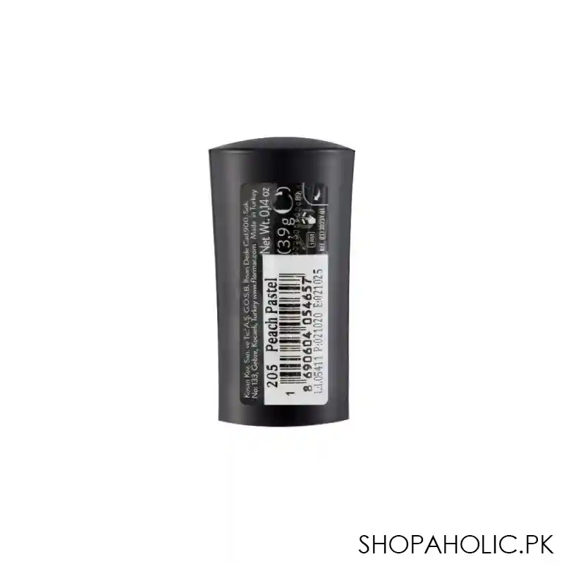 flormar super matte lipstick, 205 peach pastel image4
