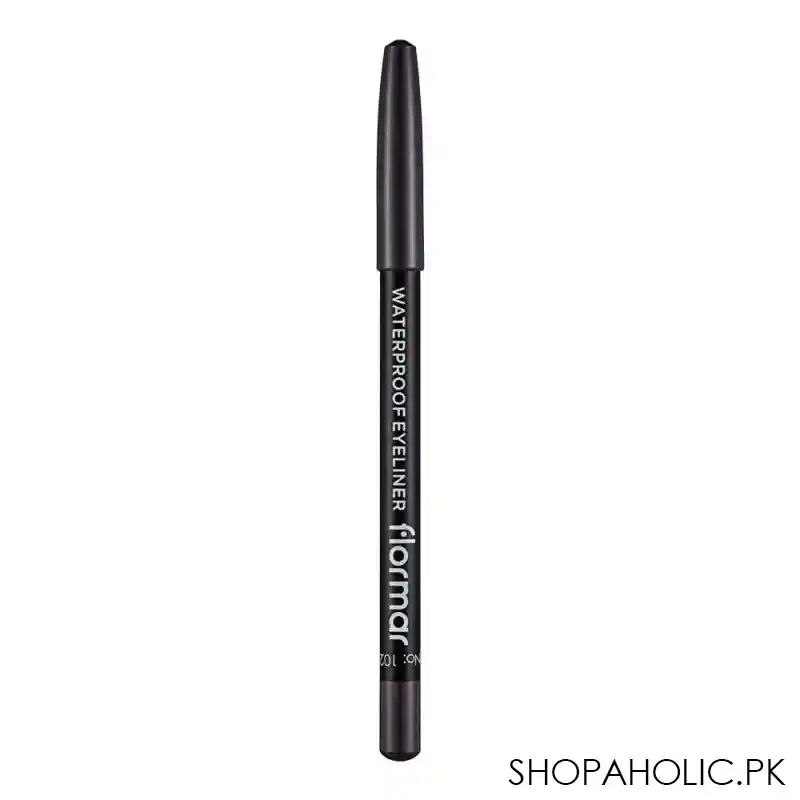 flormar waterproof eye liner, 102, smokey grey image2