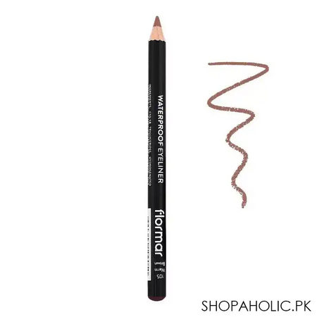 flormar waterproof eye liner, 105 warm brown main image