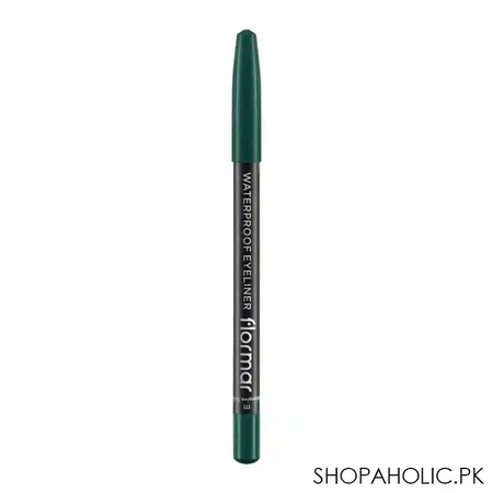 flormar waterproof eye liner, 111 intensive jade image2