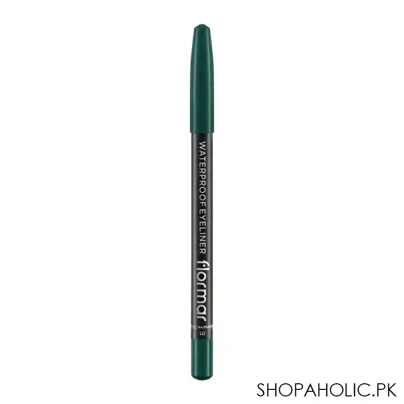 flormar waterproof eye liner, 111 intensive jade image2