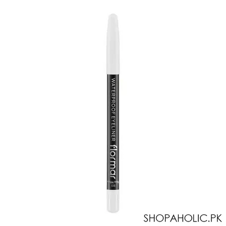 flormar waterproof eye liner, 113 white image2