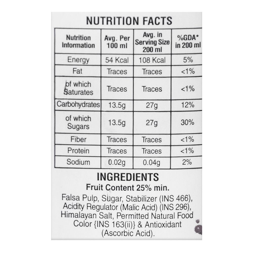 Fruit Nation Falsa Nectar, 200ml - Image 4