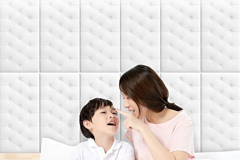 (pack of 4) 3d foam button shape wall sticker sheet main image