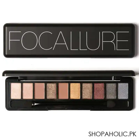 Focallure Full Featured Nude 10 Shade Eyeshadow 01 FA-08 #EN-FA-08-1-2 - Main Image