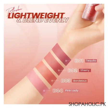 Focallure Hangover Red Wine Blusher B02 FA-89 #EN-FA-89-B02-2 - Image 3