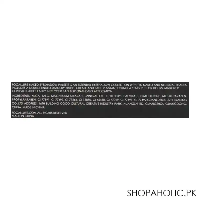 focallure naked eyeshadow palette, 03 image4