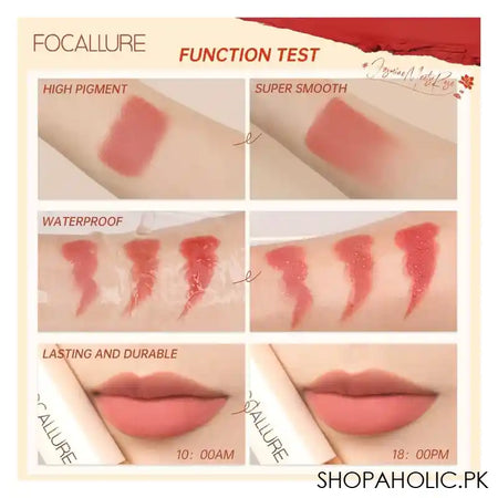Focallure Pure Matte Lipstick 102 FA-203 #EN-FA-203-102-2 - Image 4