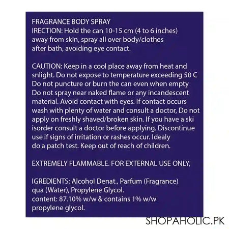 Fogg Royal Fragrance Body Spray, For Men, 120ml - Image 3