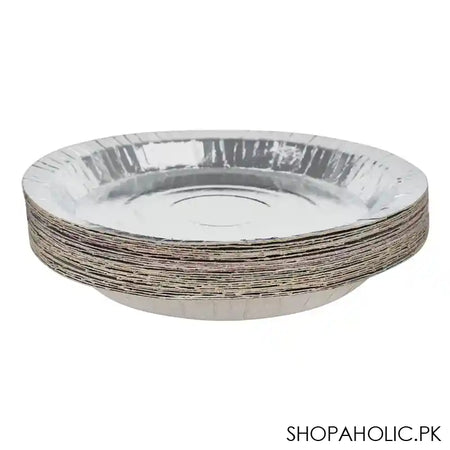 Foil Coated Paper Plate, Large, 25-Pack - Main Image