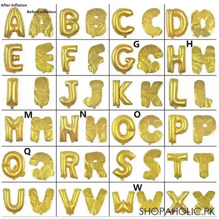 foil letters balloons image3