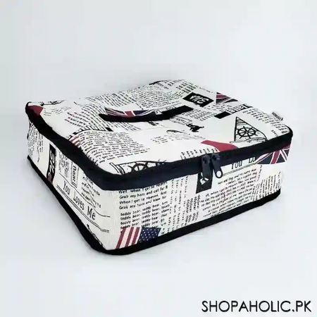 foldable 16 grid socks and belt organizer main image