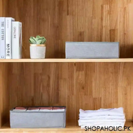 foldable 18 pockets socks belts organizer image3