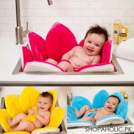 foldable blooming bath flower main image