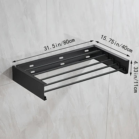 Ultimate Space-Saving Solution: Wall-Mounted Foldable Drying Rack main image