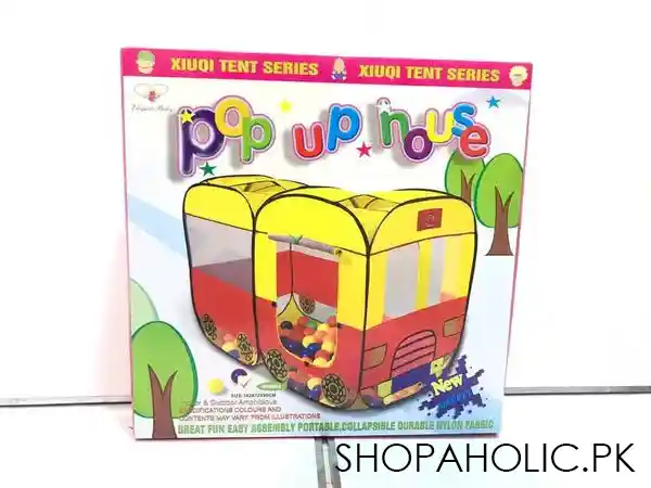 foldable pop up bus indoor and outdoor kids tent image4