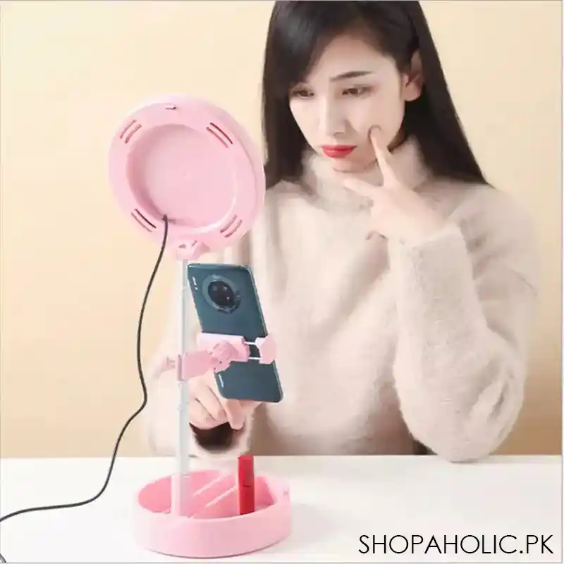 foldable selfie stick ring light image2