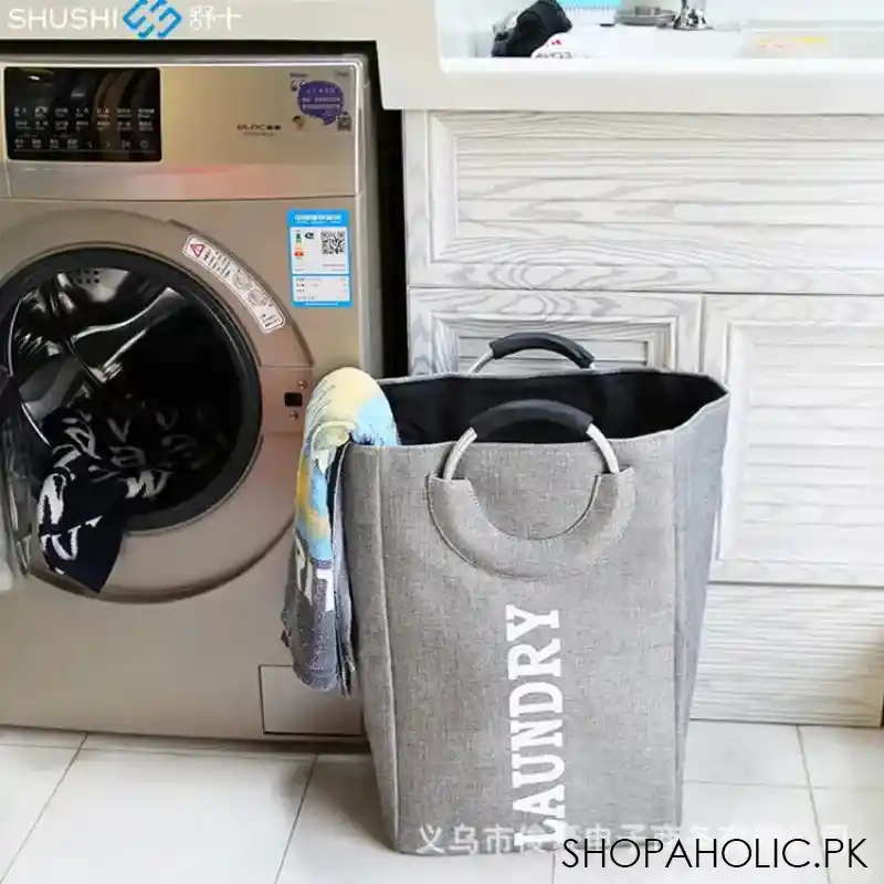 foldable storage laundry basket image2