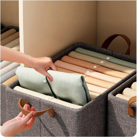 Folding Storage Box For Clothes with Handle