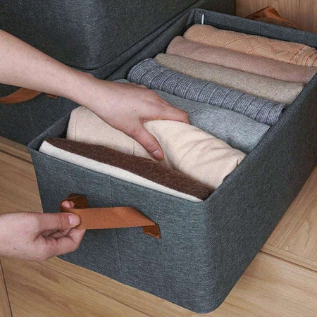 Folding Storage Box For Clothes with Handle