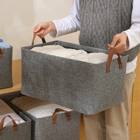 Folding Storage Box For Clothes with Handle