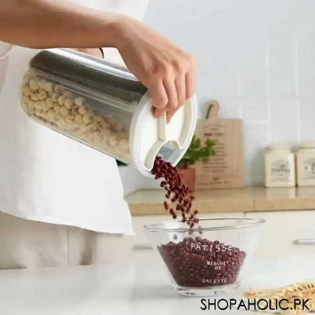 food storage dispenser airtight container jar with 4 sections image4