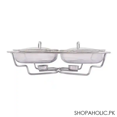 food warmer with glass dish, 2 x 1.5 liters, k 510 image2