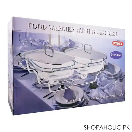 food warmer with glass dish, 2 x 1.5 liters, k 510 image4