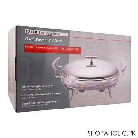 food warmer with glass dish, 2.4 liters, kc 01 image4