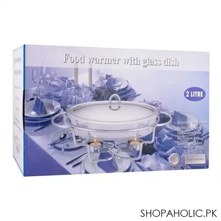 food warmer with glass dish, 2 liters, k 301 image4
