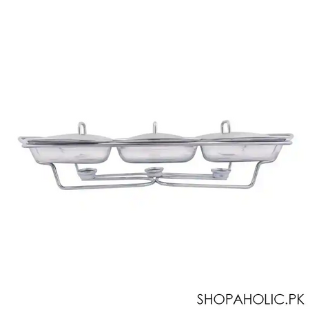 food warmer with glass dish, 3 x 1.5 liters, k 530 image2