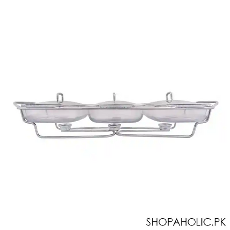 food warmer with glass dish, 3 x 1.5 liters, k 570 image2