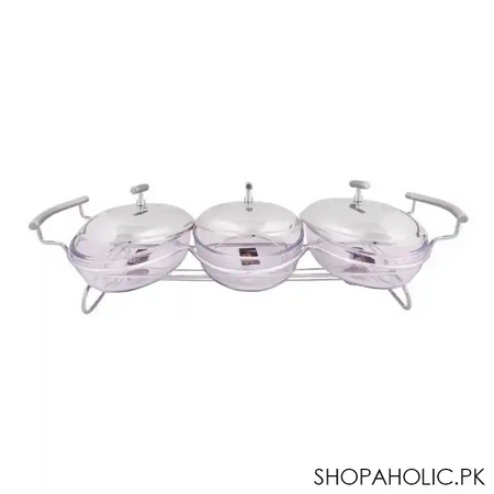 food warmer with glass dish, 3 x 1.5 liters, ke 80 main image