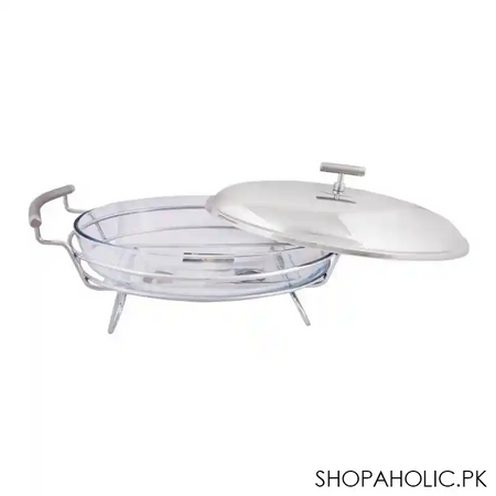 food warmer with glass dish, 3 liters, kc 00 main image