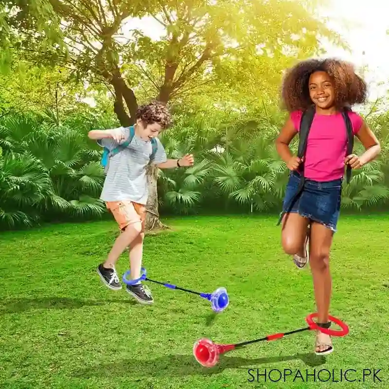 foot flashing ankle jumping rope ball image2
