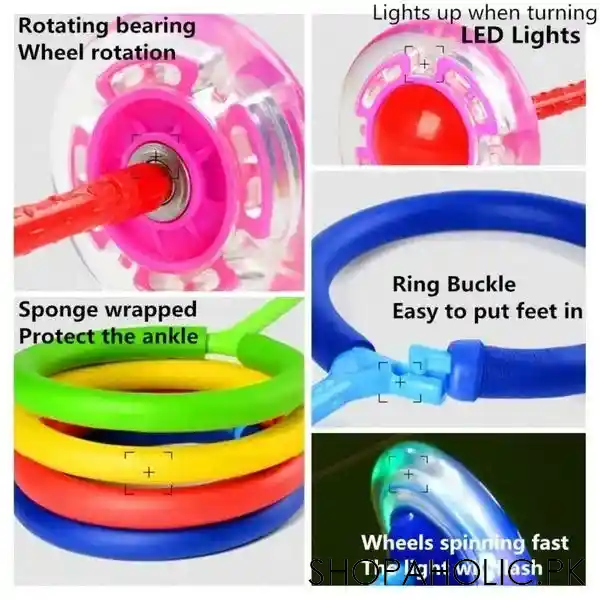 foot flashing ankle jumping rope ball image4